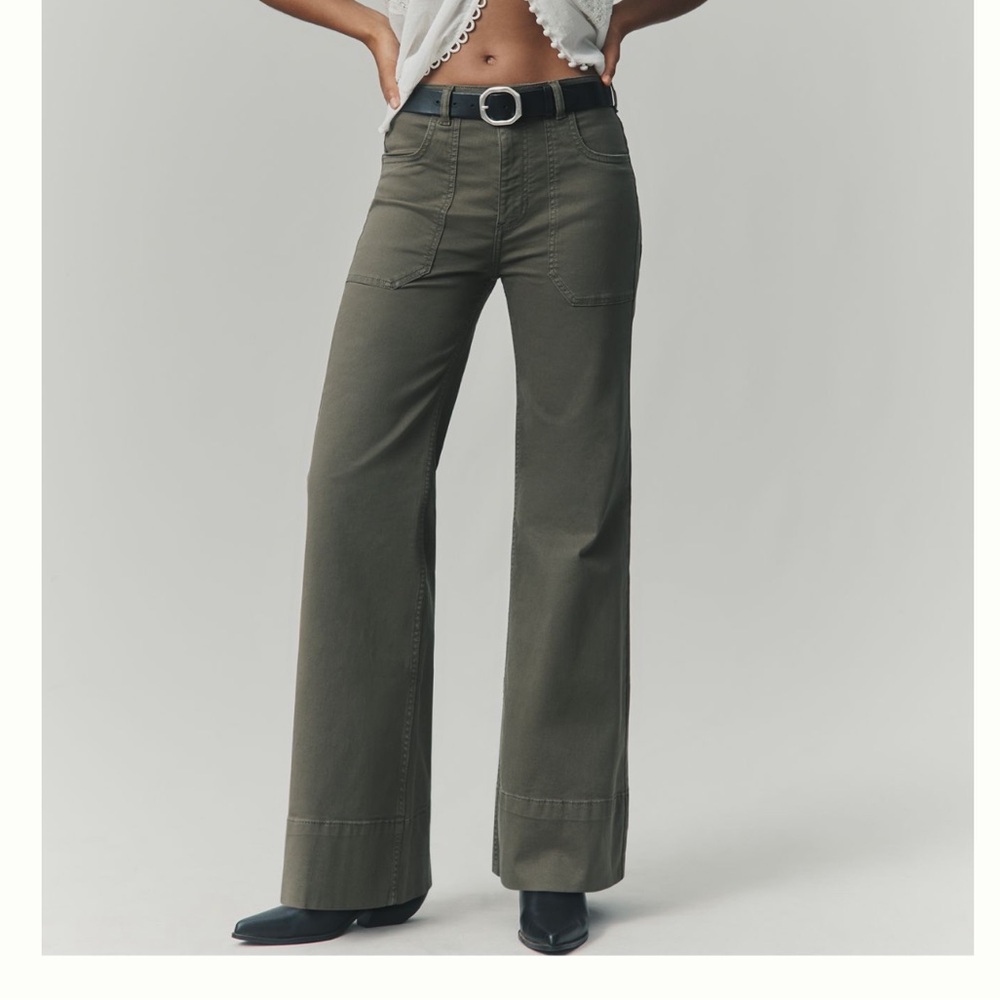 Pilcro Rylan relaxed high rise flare pants by Pilcro NWT